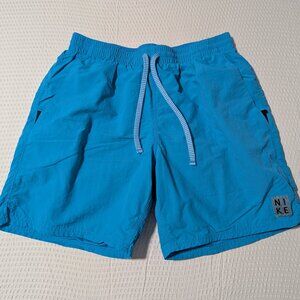 Nike Solid Icon Blue Volley Mens Swim Trunks (Medium) Great Condition!